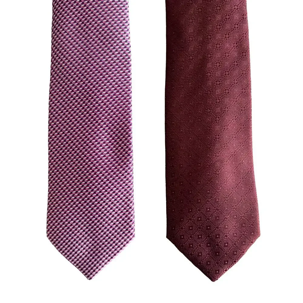 Perry Ellis Portfolio Ties Lot of 2 Men's Bartolle Mini & Raynir Geo NWT